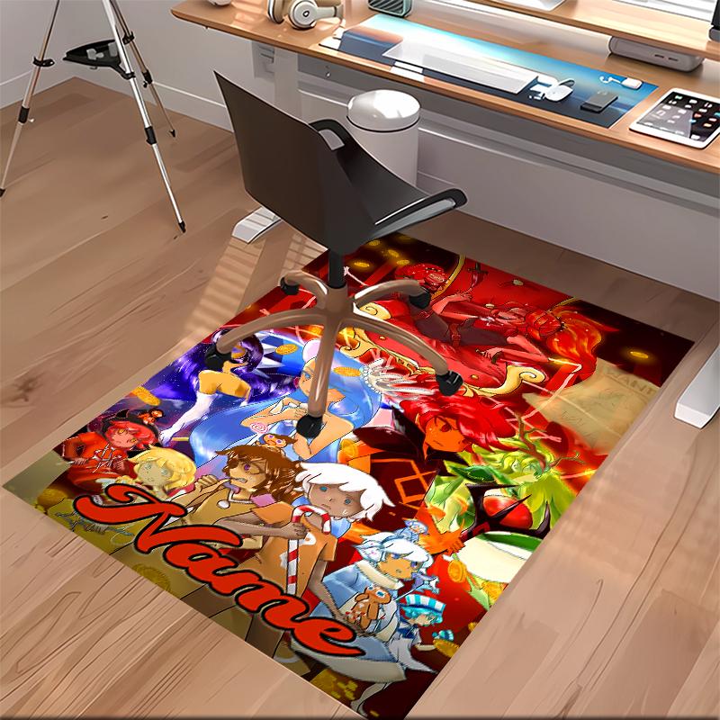 Custom personalization Cookie Run Print Area Rug - Soft, Washable Non-Slip Indoor Mat,Living Room,Home&Office Decorative Rug