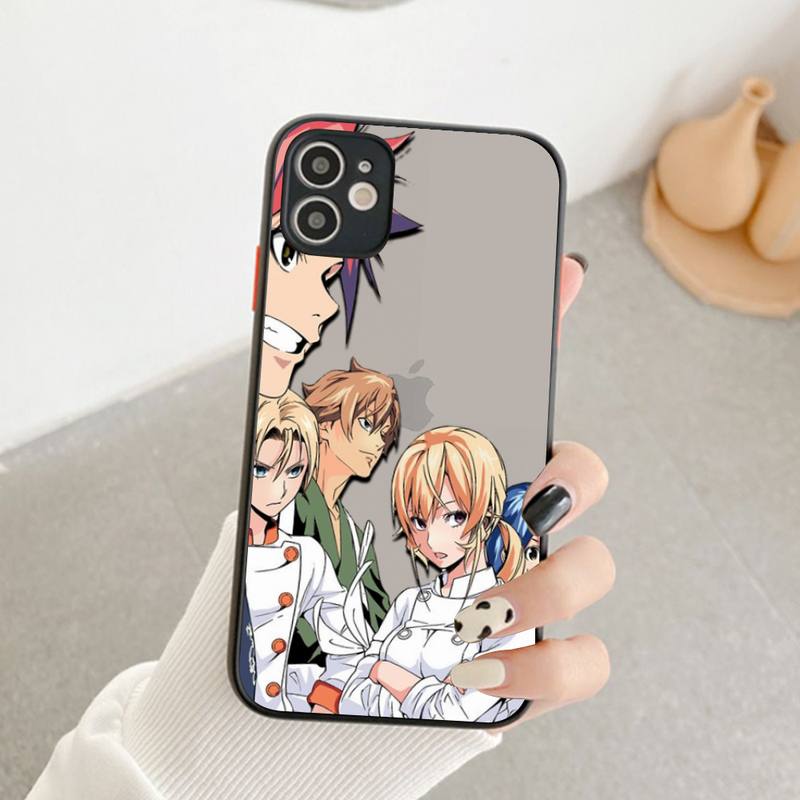 Чехол для телефона Soma Yukihira Food Wars Shokugeki no Soma Аниме для iPhone X XR XS 7 8 Plus 11 12 pro MAX Матовый ударопрочный корпус