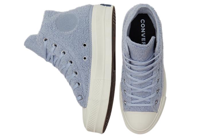 Кеды Chuck Taylor All Star Wmns Converse на платформе высокие 'Cozy Sherpa - Ghost' Женские 572240C