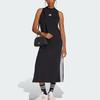 adidas Женское платье Essentials 3-Stripes Sportswear Long Racerback Dress Black White JE1208