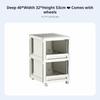 Stackable Storage Drawer Transparent View Stackable Pull-Slide Drawer Foldable Space Organizer for Students, Bedroom, Office
