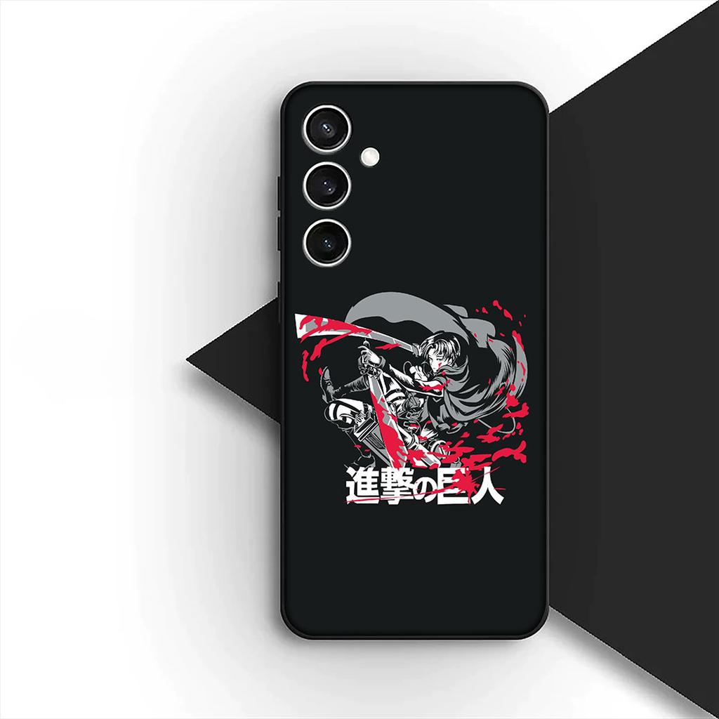 Чехол-обои Attack on titan levi для Samsung Galaxy S22 S21 S20 FE Ultra Plus A07 A15 A16 A17 A25 A37 A57 + Чехол для телефона