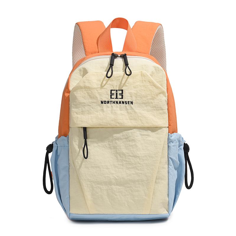 Легкий рюкзак дорожная сумка контрастного цвета школьный портфель для школьников