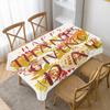 Золотая осенняя модная скатерть в скандинавском стиле Ins, декоративная скатерть для свадебной вечеринки, Золотая скатерть для домашнего журнального столика на День Благодарения