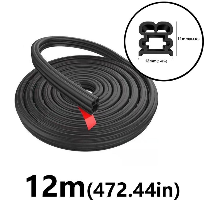 Уплотнительная лента для двери багажника автомобиля, универсальная пыле- и шумоизоляционная уплотнительная лента, двухслойная резиновая лента для дверей автомобиля