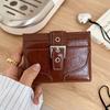 Purse Women Short Wallet Korean Style Coin Pouch Retro Card Bag  Card Storage Bag