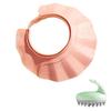 Adult Kids Shower Cap Shield Adjustable Bathing Head Hat Shampoo Visor Cap Soft Waterproof Hair Washing Shield for Head Ear Eye Protection