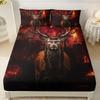 Animal Personality Pattern Sheet Three-Piece Digital Printed Sheet Bedding Set Adult Children