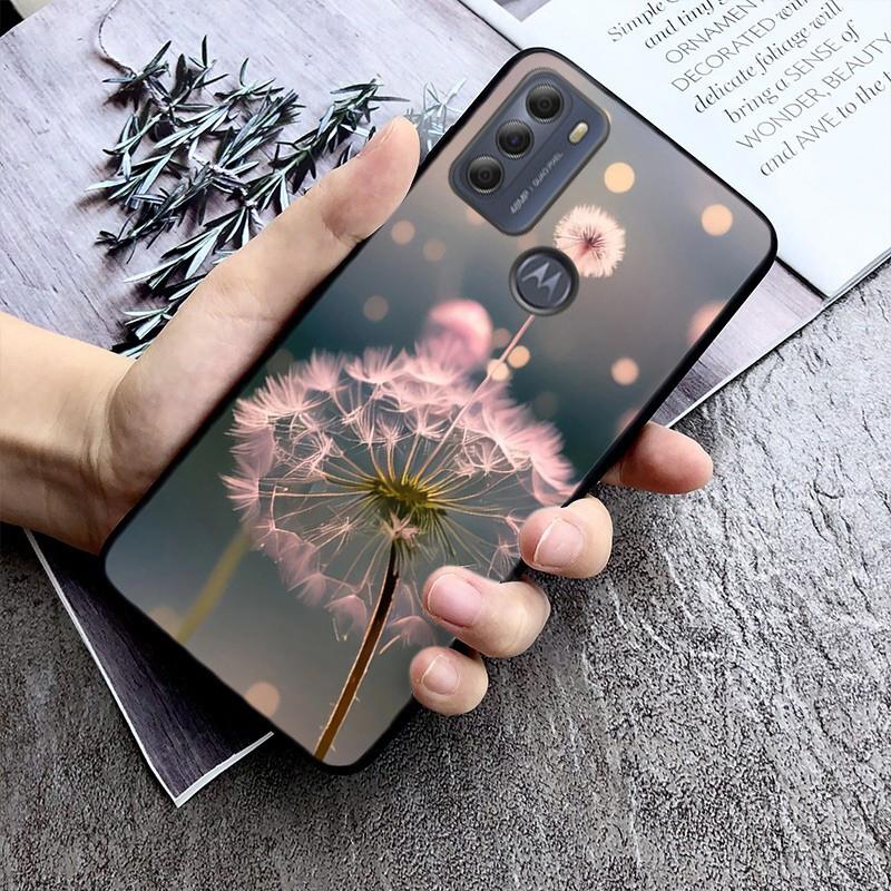 Красивый чехол для телефона с изображением одуванчика для Moto G84 G22 G32 G42 G52 G62 G53 G72 G60 G60S G100 G10 G20 G30 G13 G50 G 5G G Pure
