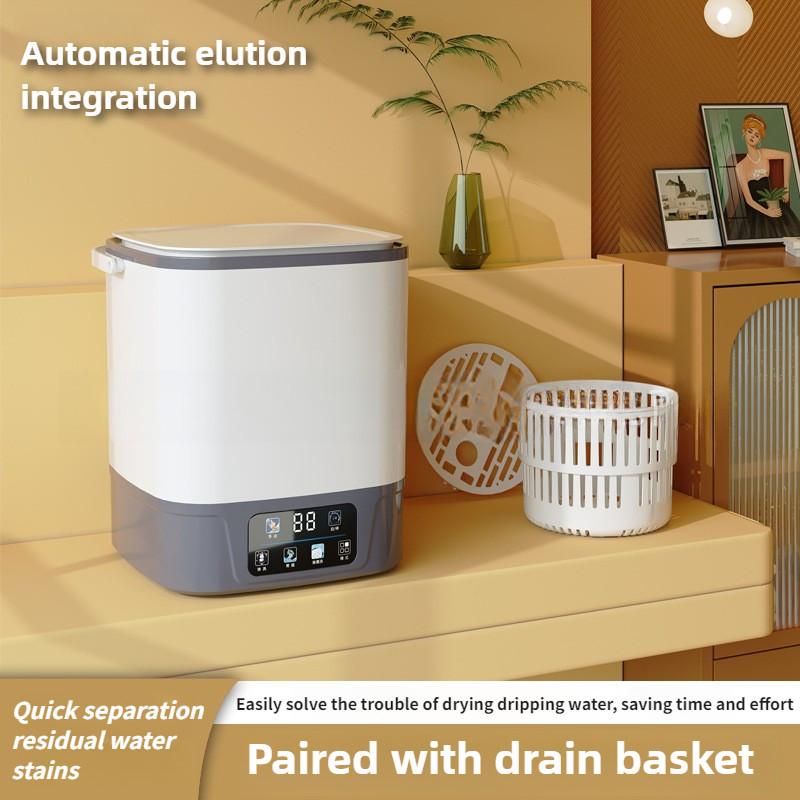10 л Большая емкость Мини электрическая стиральная машина Бытовая интеллектуальная автоматическая машина для стирки одежды Интегрированная машина