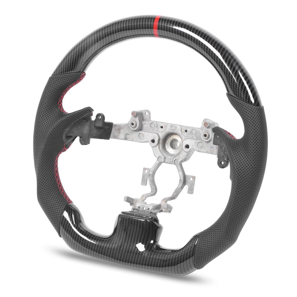 Hydro Dip Carbon Fiber Look Steering Wheel Stylish Ergonomic Steering Wheel Replacement for Infiniti G35 G37 G25 Q40