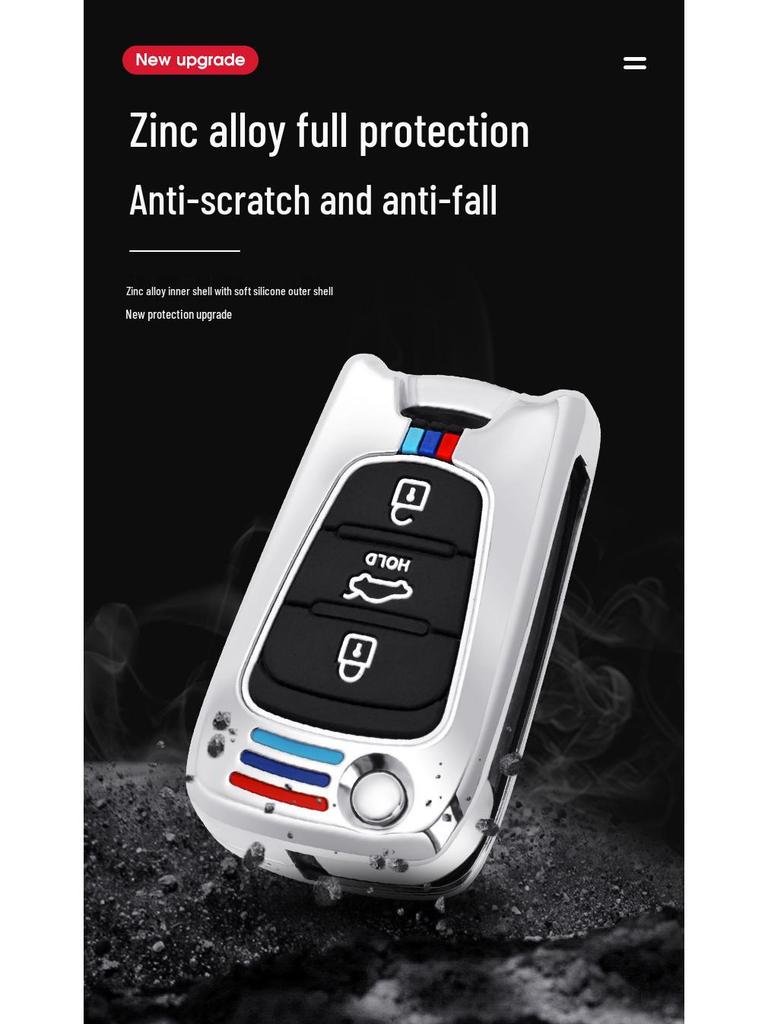 Совместимый чехол для ключа для Hyundai: Elantra, Langdong, Reina, Sonata 8, ix35, Lingdong, ix25