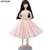Розовое короткое балетное платье для куклы Барби, одежда, вечернее платье, наряды, наряды для кукол Барби 1/6, аксессуары для кукол BJD, игрушки