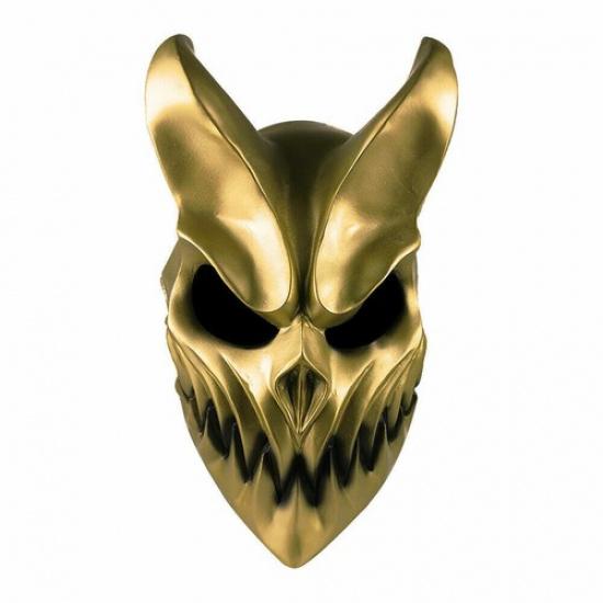 Демон Латексная Маска Резня Чтобы Побеждать Дьявол Тьма Разрушитель Золотой Черный