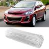 39.4x13 дюймов Универсальная алюминиевая сетка для автомобильной решетки, сетка для модификации решетки, серебристая