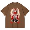 230 Gsm 100% Cotton Dandadan V34 Okarun Turbo Print Unisex Heavy Cotton T Shirt