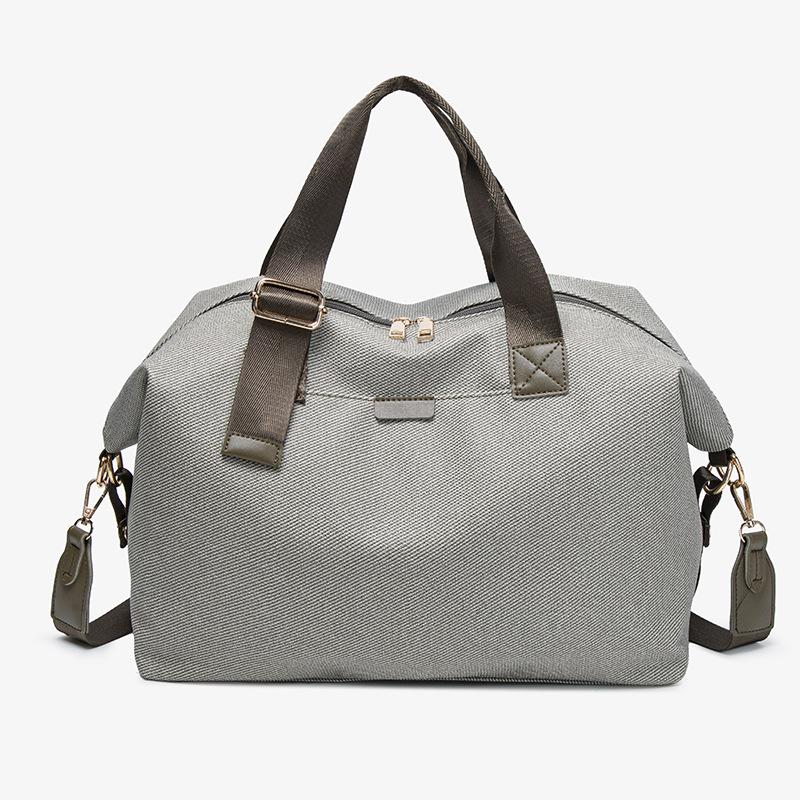 Fashion Outdoor Travel Bag Canvas Separate Fitness Bag Simple Leisure Large Capacity Student Luggage Storage Bag