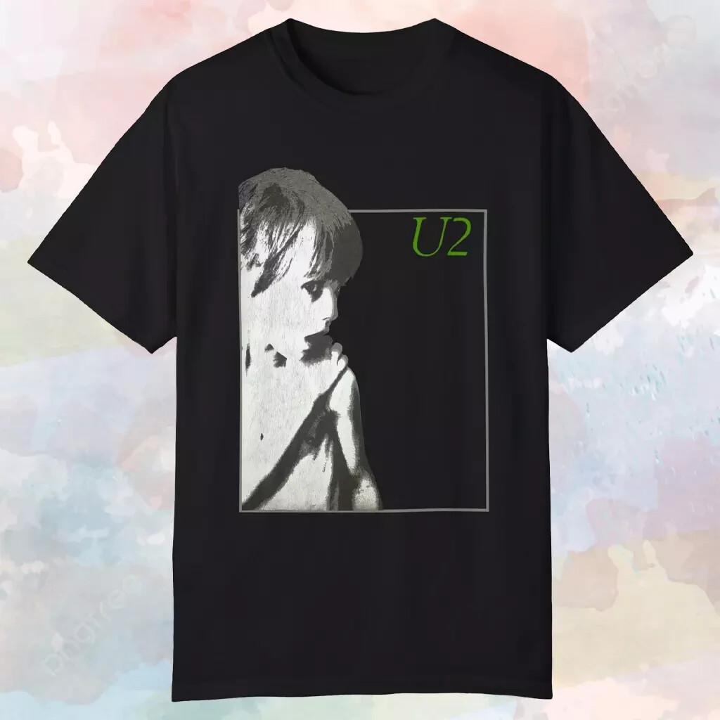 New U2 Baby Boy AlbumAlbum Tour Black Unisex T-shirt