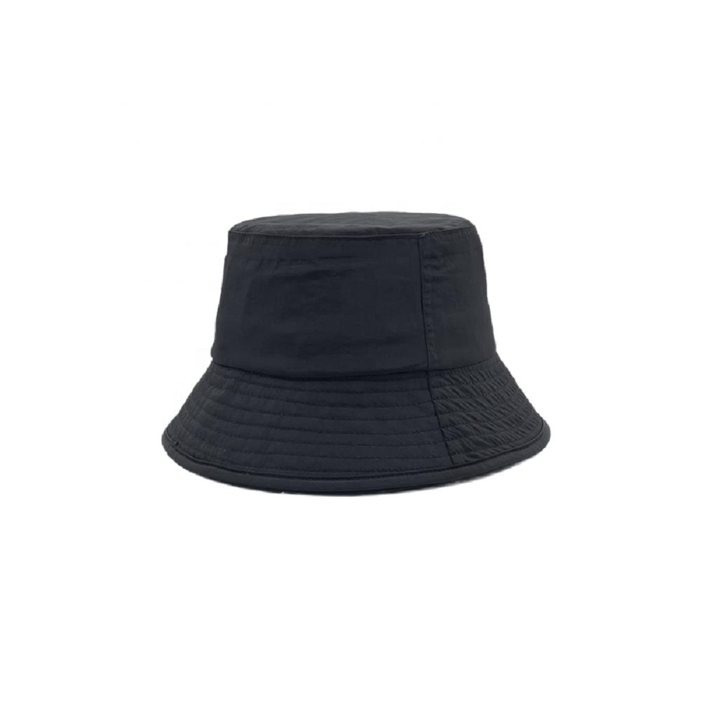 Custom Outdoor Quick-drying Sunscreen Bucket Caps DIY logo Nylon Waterproof Fishing Party Casual Daily Bucket Hat