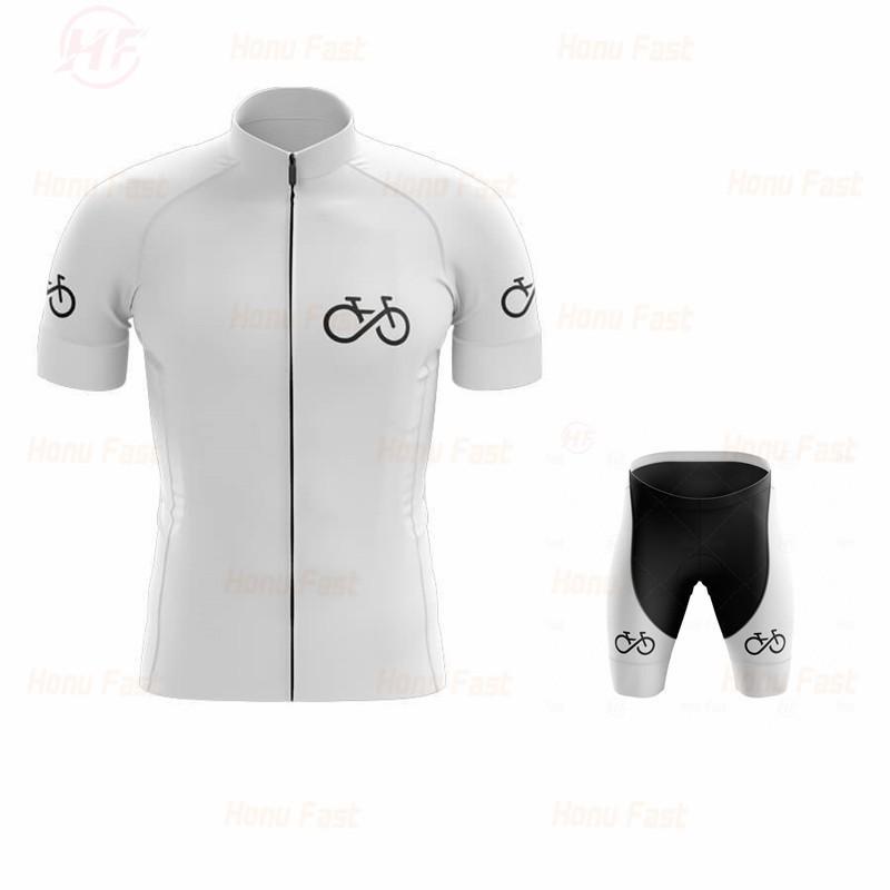 Mens Cycling Jersey Set Short Sleeve Quick Dry Breathable Bike Riding Apparel Sportswear