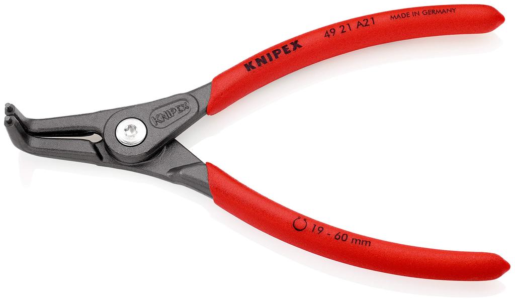 KNIPEX 4921-A41 Прецизионные клещи для стопорных колец вала, изогнутые