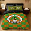 Alanyaspor Pattern Bedding uilt Set uilt Cover Pillowcase Home Decoration Birthday Gift (1 * duvet cover + 2 * pillowcase without core)