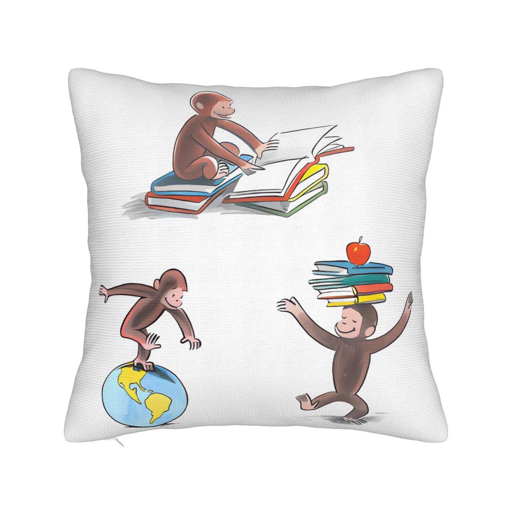 Pillow Case Cartoon Monkey C-Curiouss Georges Graphic Pillow Cover For Wedding Party Home Decor Novelty Pillowcases