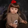 55 Cm Silicone Toddler Dolls Girl Princess Reborn Doll Very Soft Full Body Vinyl Beautiful Doll Real Touch Toy Gift For Children