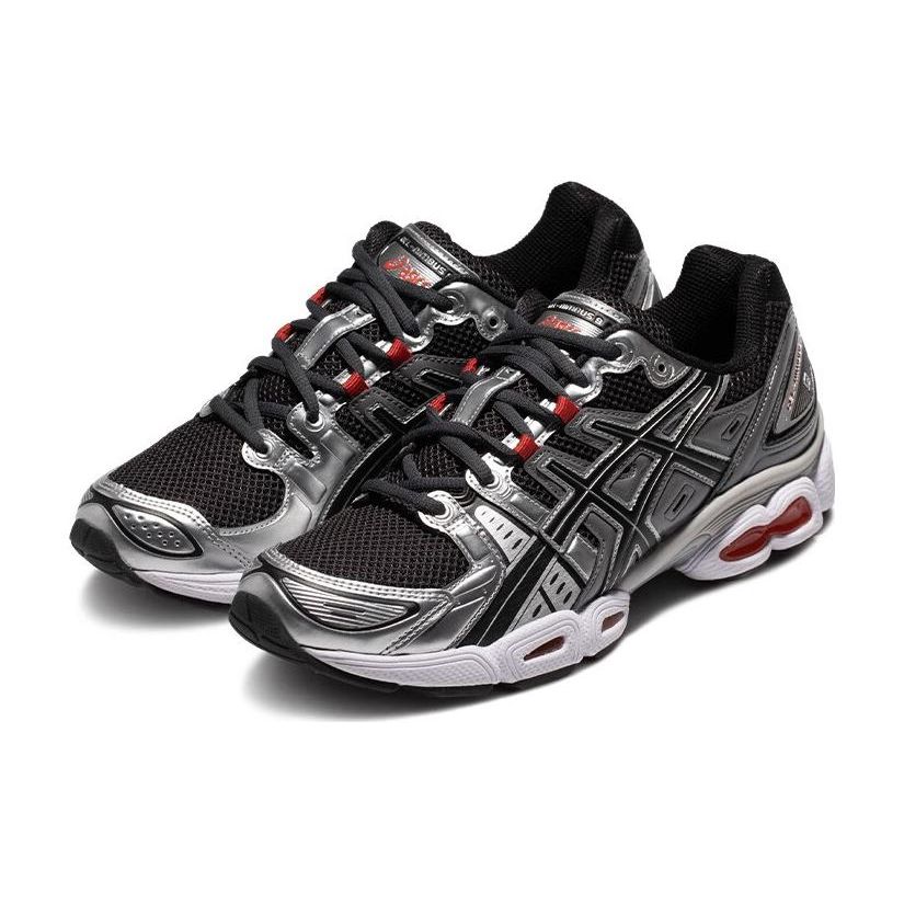 Asics Кроссовки унисекс Gel Nimbus 9 Graphite Grey Red Pure Silver 1201A424-023