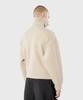 66Noseu Bonnarstraetti Zip-Up Sweater Feather Grey 821