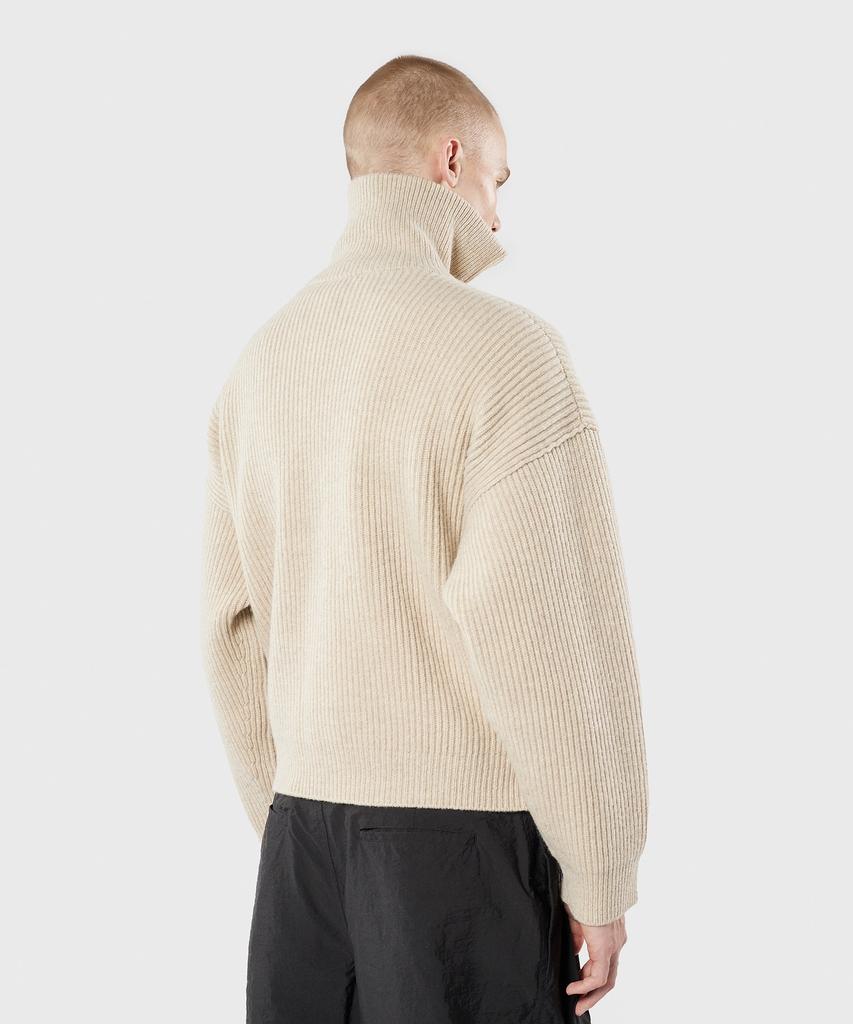 66Noseu Bonnarstraetti Zip-Up Sweater Feather Grey 821