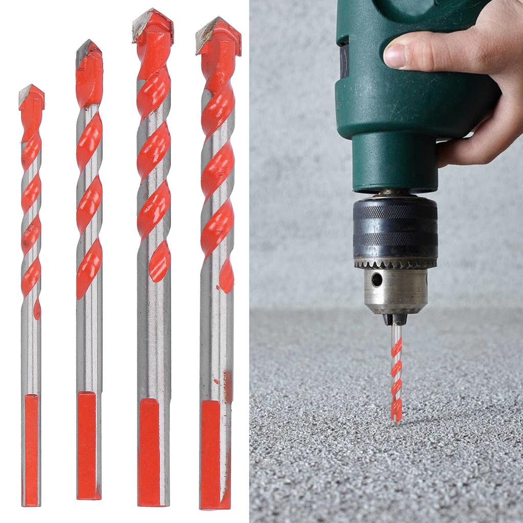 Набор многофункциональных сверл 4 шт. 6 мм 0,24 дюйма 8 мм 0,31 дюйма 10 мм 0,39 дюйма 12 мм 0,47 дюйма Инструмент для открывания отверстий