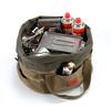 CAMPING MOON Extra Thick Canvas Flea Bag, Large, 12-inch Dutch Oven Case, Camping/Outdoor Storage Bag, DO-32-BK