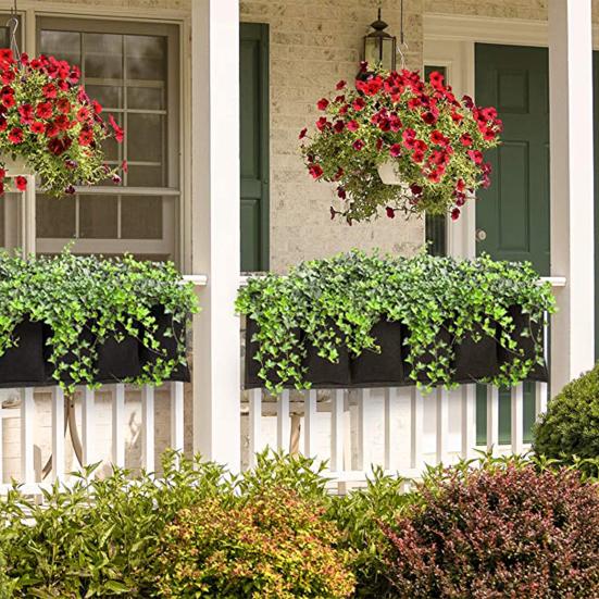 Фетровые сумки для выращивания, 6 карманов, нескоропортящиеся, подвесные садовые инструменты, подвесная сумка для посадки во дворе