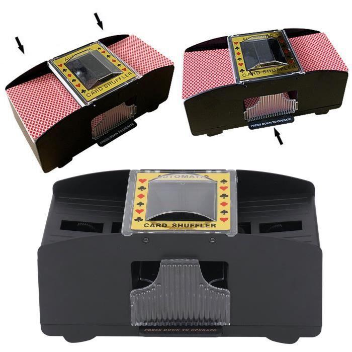Mélangeur de cartes électrique - KEENSO - 85433 - Automatique - Compact 11×12×23 cm - Léger 0,438 kg