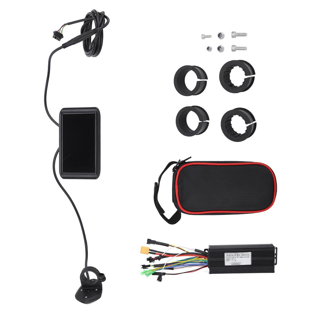 Electric Bike Motor Controller LCD Display Electric Bicycle 30A 3 Mode Controller with UKC1 Panel Controller Bag