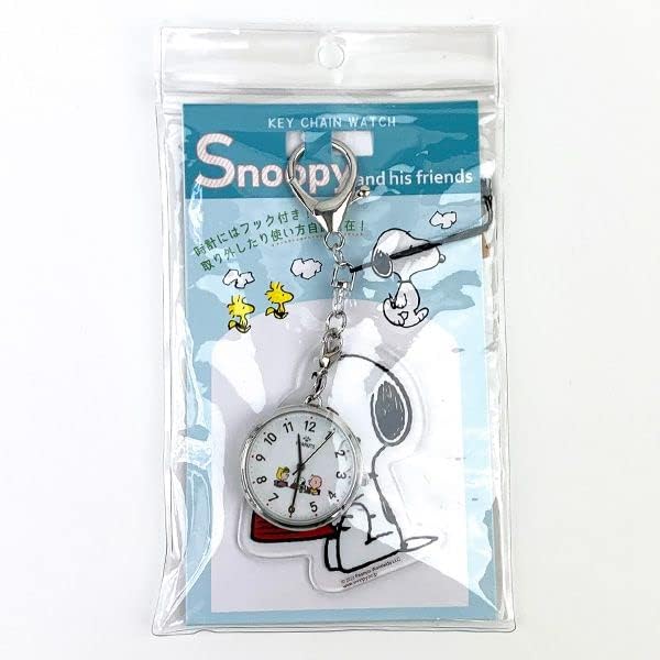 Женские аналоговые часы-брелок Fieldwork Snoopy, серебристые, PNT035-4