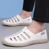 Fashion Fashion New Men Summer White Black Soft Hole Clogs Breathable Sandals Slipper Garden Beach Shoes Hombre Footwear