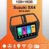 Автомобильное радио Android Auto Carplay для Suzuki SX4 2014-2021, мультимедийный проигрыватель, головное устройство, стерео, GPS-навигация, BT, WIFI 1+16 ГБ