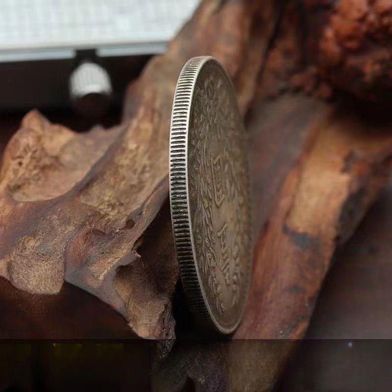 Эксклюзивное коллекционное издание биткойнов Intricate Design — винтажное металлическое круглое произведение искусства, идеальный подарок для энтузиастов юандатоу