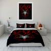 Red Slayer Logo Dark Goat Design Bedding Duvet Cover Set Duvet Cover Pillowcases  (1*Duvet Cover 2*Pillowcases, without duvet insert)