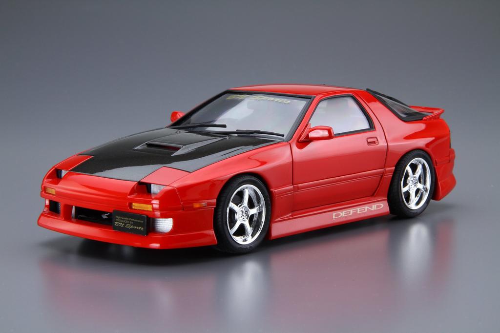 Aoshima Bunka Kyozai The Tuned Car Series Mazda BN Sports FC3S 1989 Пластиковая модель 1/24 № 40 RX-7
