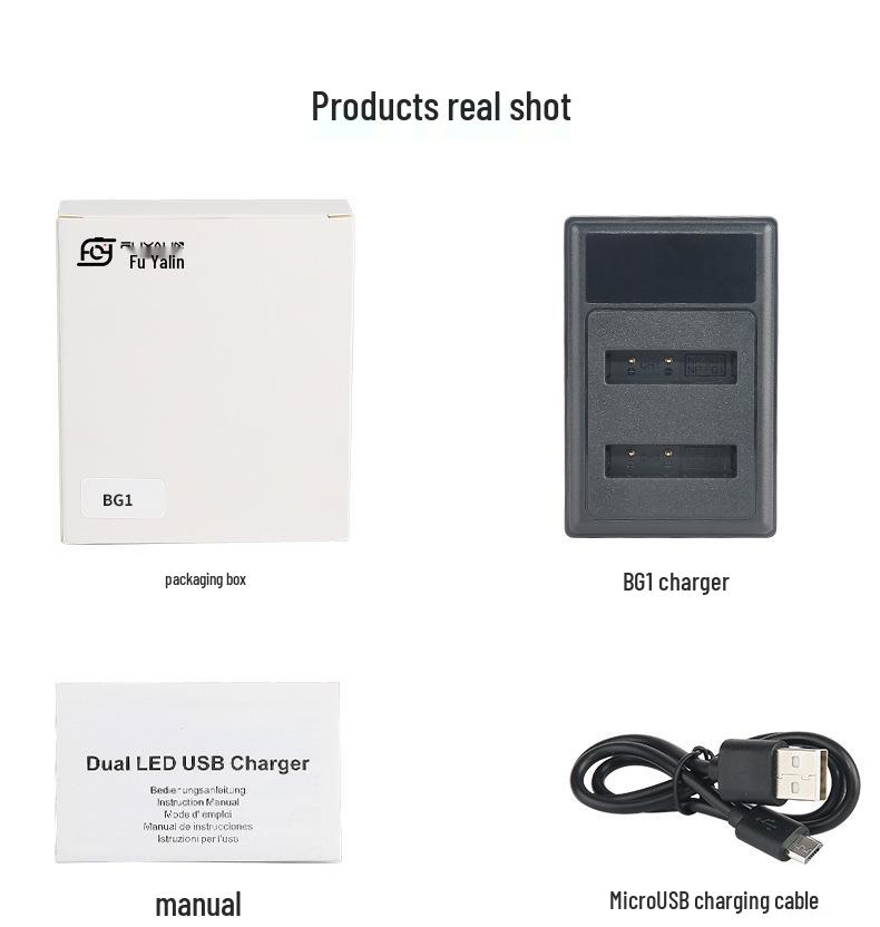 Зарядное устройство NP-BG1, совместимое с Sony DSC-T100, WX1, W210, W220, H50, HX7, HX9