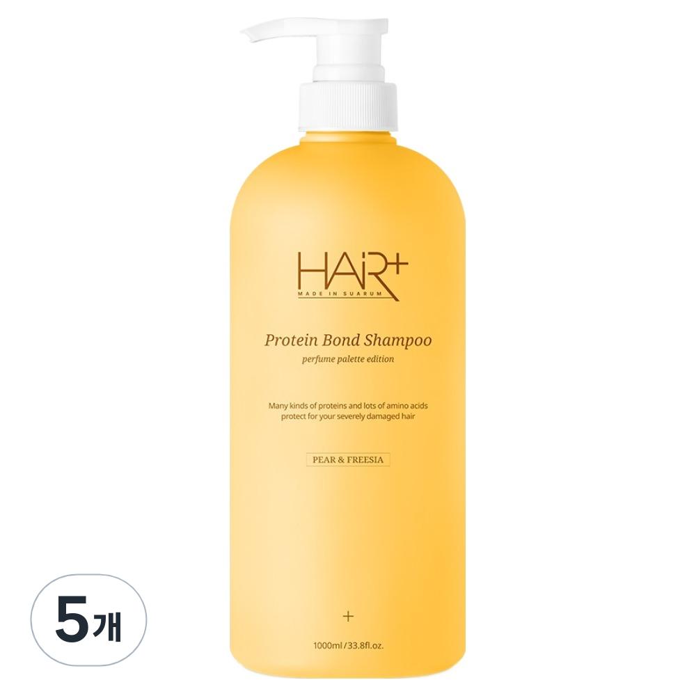 Hair Plus Protein Bond Shampoo Pear & Freesia 1L 5 pcs