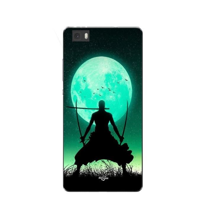 Чехол Maniacase для Huawei P8 Lite roronoa zoro тройной меч полная луна