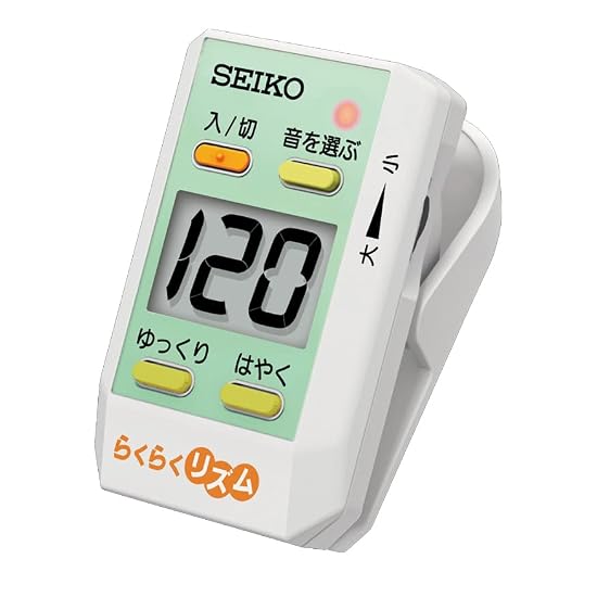 SEIKO Simple Metronome Clip-on Easy Rhythm DM51RH Large digits, easy-to-read Japanese display, simpl
