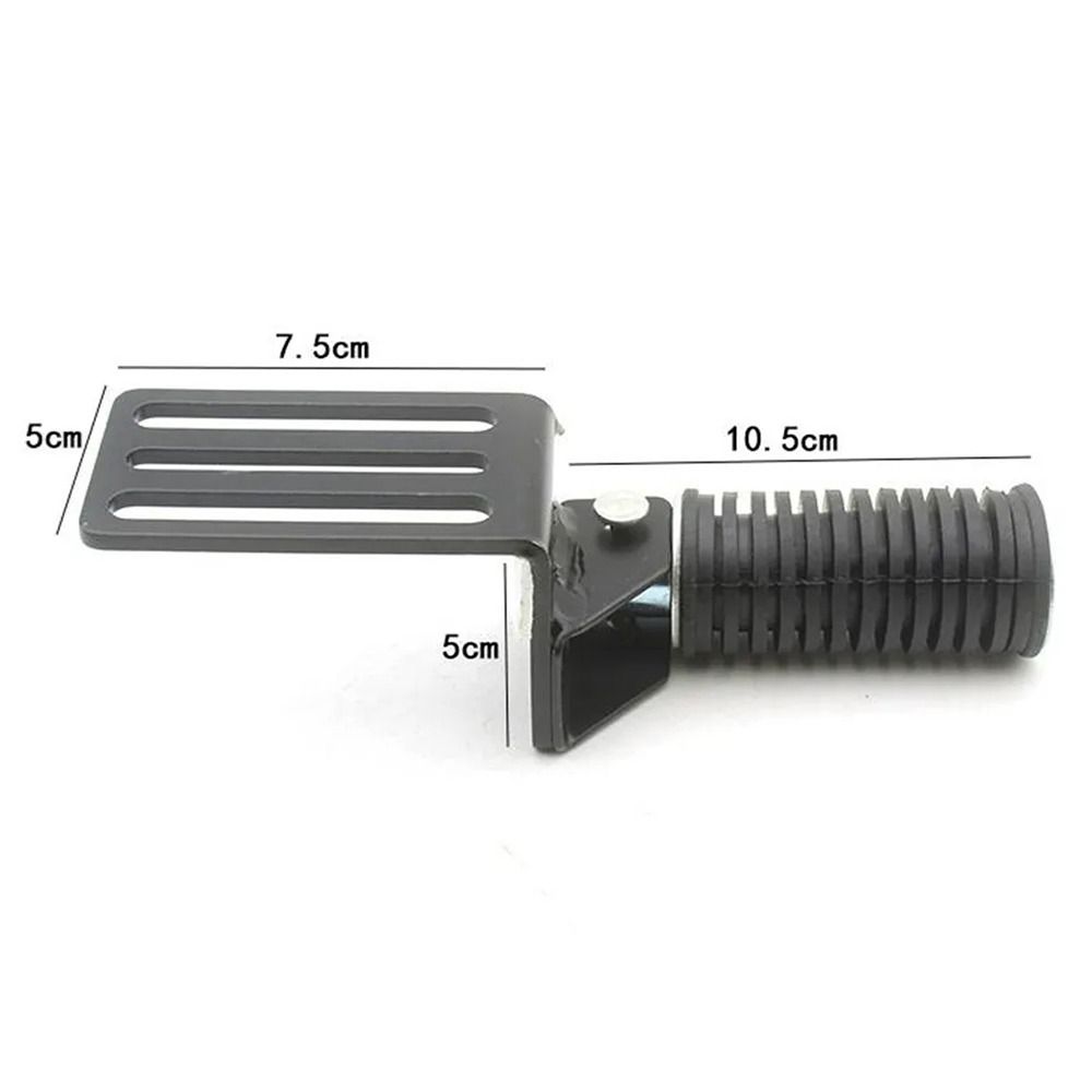 1Pair Foldable Front Footrests Metal Footpeg Durable Motorcycle Pedals For Electric Vehicles