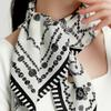 100% Mulberry Silk Scarf for Women - Korean Edition, Versatile Fashion Square Scarf