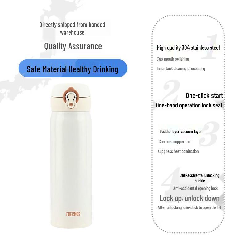 THERMOS JNL-502 Lightweight Stainless Steel Insulated Bottle