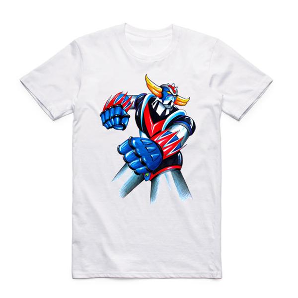 2019 S-XXX Unisex Grendizer T-shirt anime japan robot series classic Short sleeve O-Neck Harajuku Casual Tshirt Swag